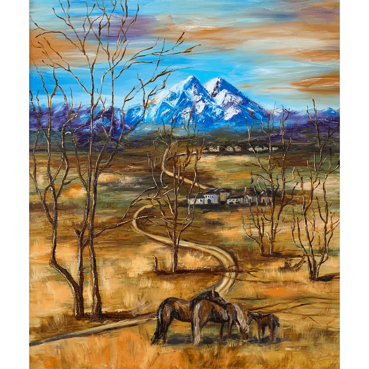 Golden Fields at Dusk